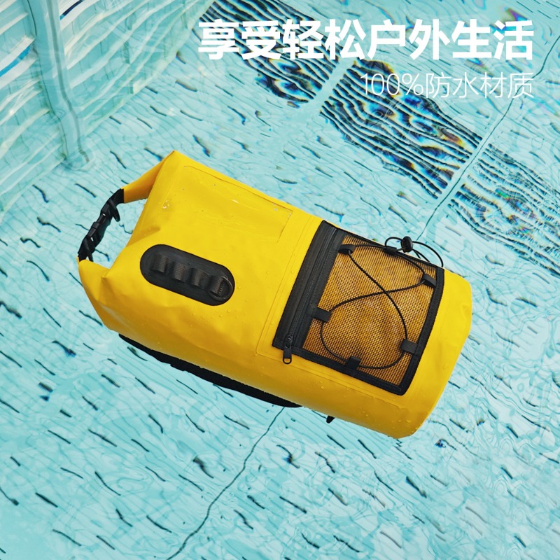 Dry Bag Roll Top - กระเป๋าเป้กันน้ำขนาด 20 ลิตร/30 ลิตร พร้อมช่องใส่โทรศัพท์แบบ PVC