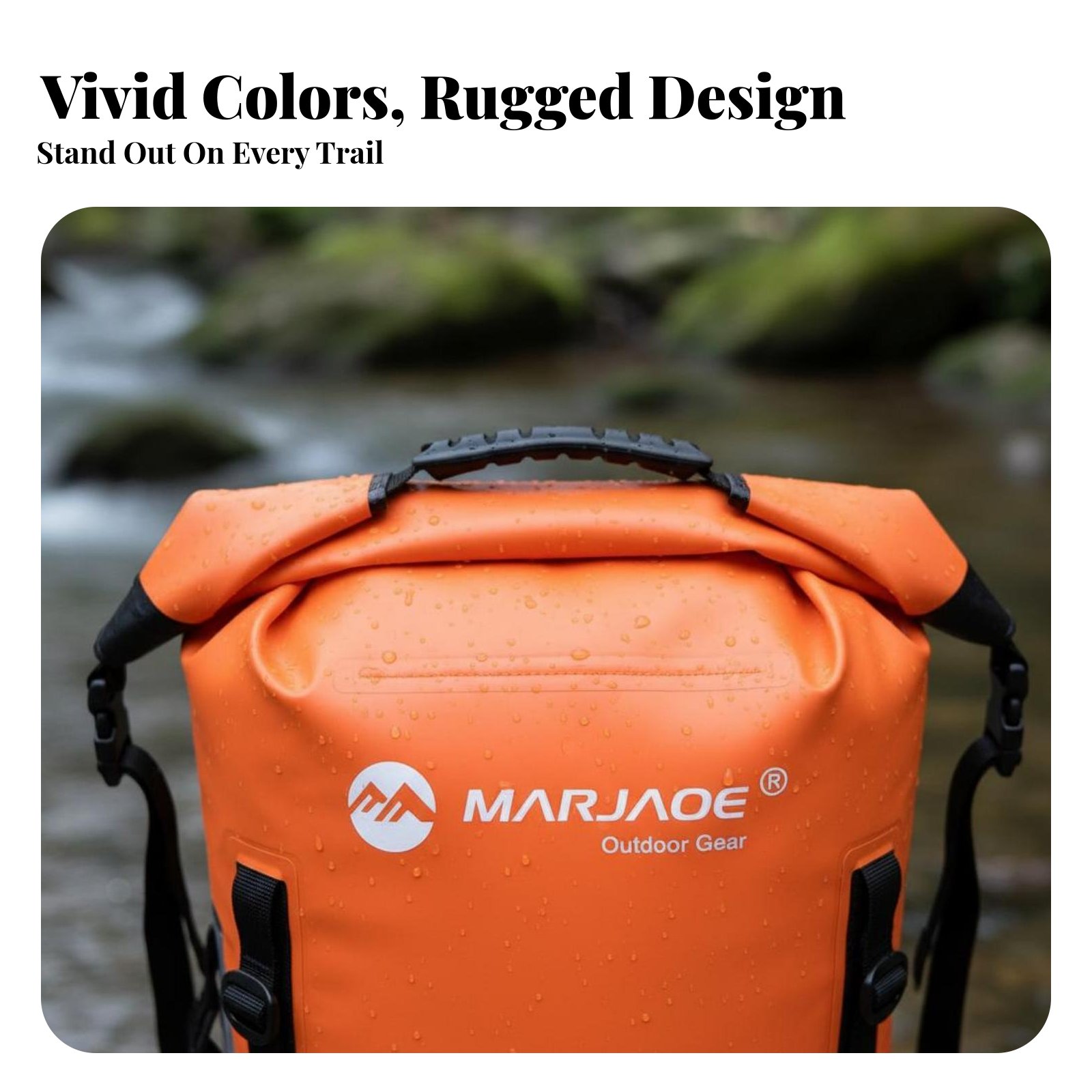 Dry Bag Roll Top - กระเป๋าเป้สะพายหลังแบบม้วนปิดปากกระเป๋า 40 ลิตร ความจุขนาดใหญ่ กระเป๋าเป้แบบกันน้ำสำหรับเดินทาง กระเป๋าแห้งสำหรับสำรวจถ้ำ