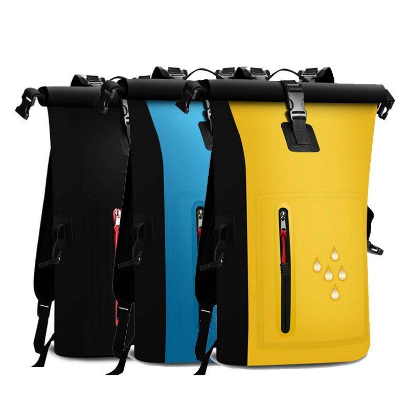 Dry Bag Roll Top - กระเป๋ากันน้ำขนาด 25 ลิตร แบบม้วนปิดปากกระเป๋า สำหรับกิจกรรมกลางแจ้ง ว่ายน้ำ