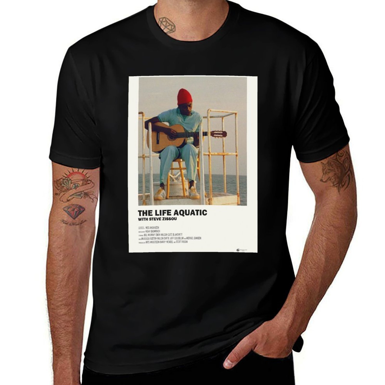 เสื้อยืดลายโปสเตอร์ The Life A - Aquatic Sports Poster บทวิจารณ์และราคา