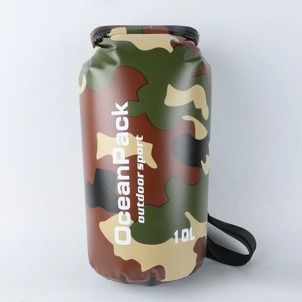 กระเป๋าแห้งกันน้ำลายพรางแบบม้ว - Dry Bag Roll Top บทวิจารณ์และราคา