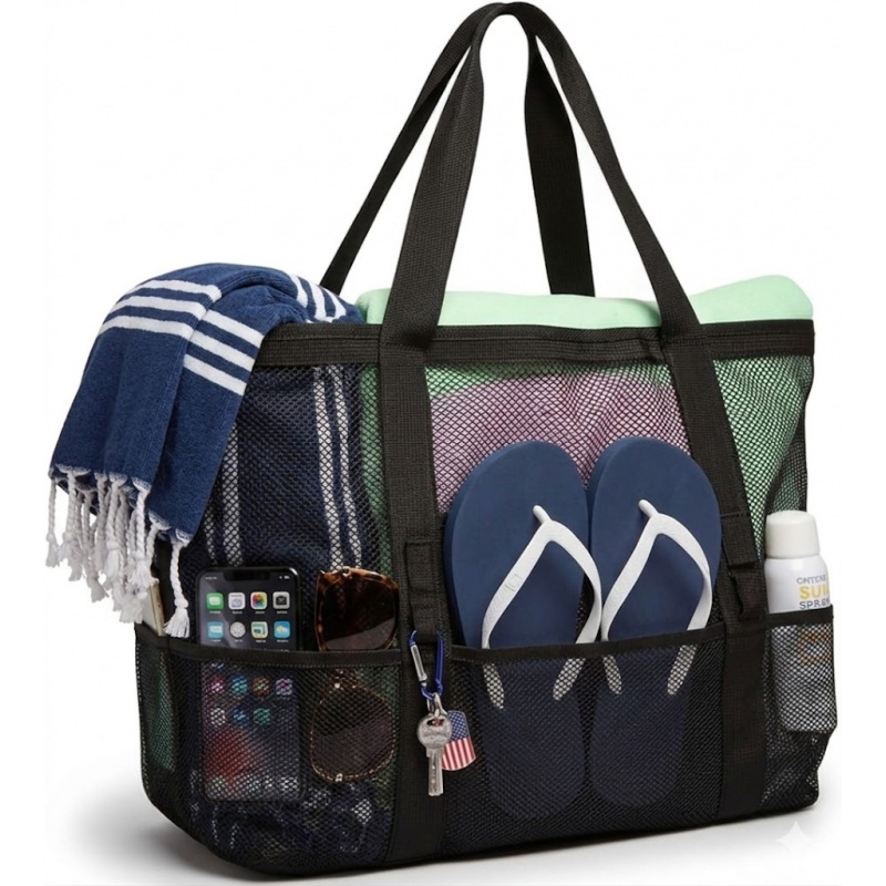 กระเป๋าตาข่ายชายหาดขนาดใหญ่พร้ - Dry Bag Roll Top บทวิจารณ์และราคา